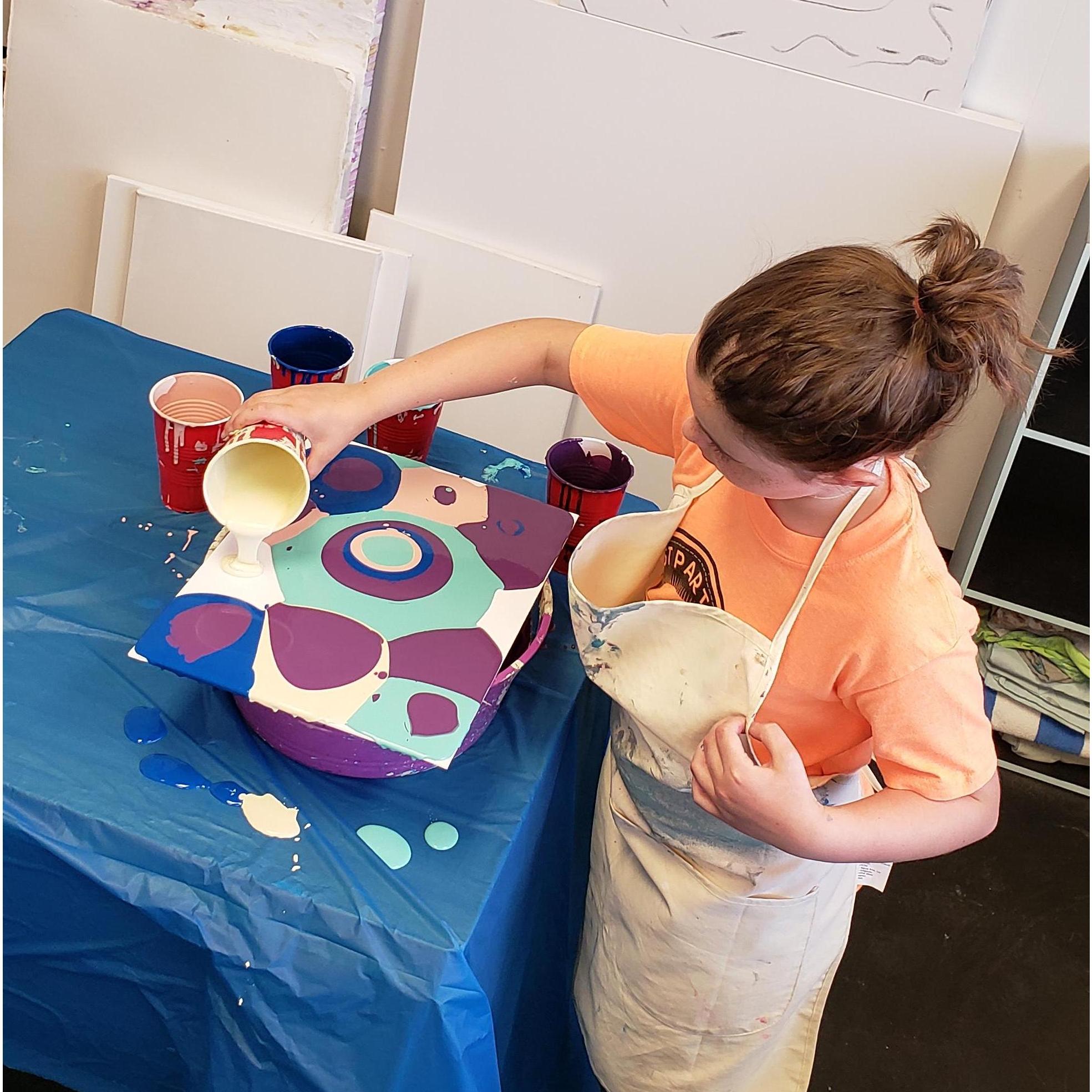 Painting with Addison