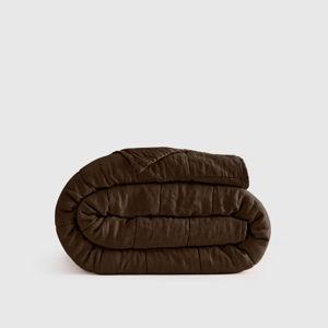 Linen Quilt | Quince in Espresso King/Cal King