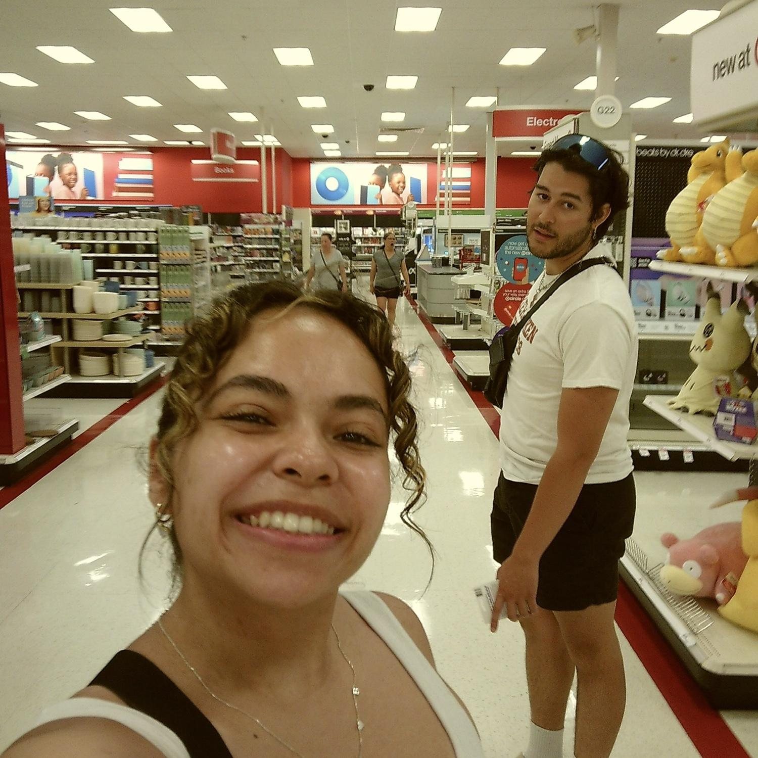 Kelsey loves spending Brian’s money at Target!