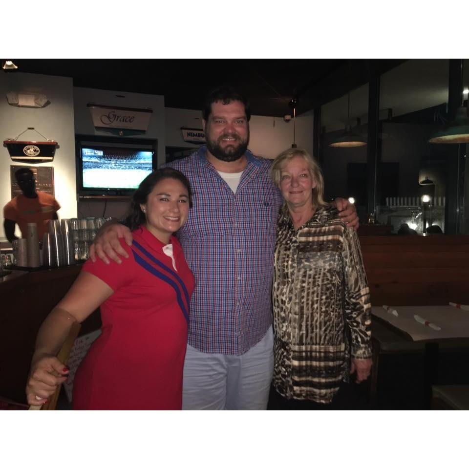 Our going away party! Ian's mom!