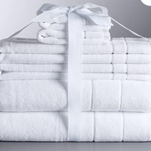 Simply Vera Vera Wang 6-piece Turkish Cotton Bath Towel Set - White