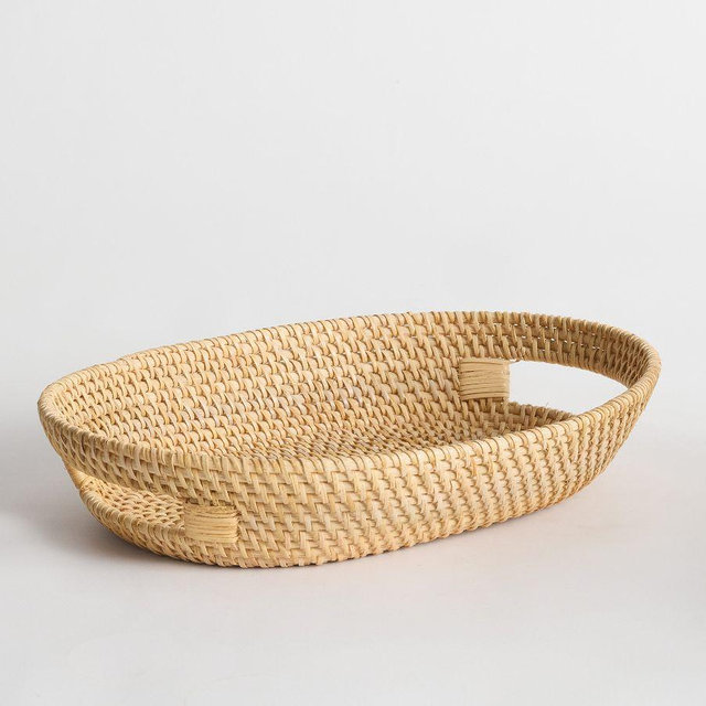 Tava Handwoven Bread Basket - Natural