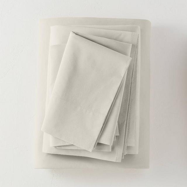 Washed Supima Percale Solid Sheet Set - Casaluna™ - King
