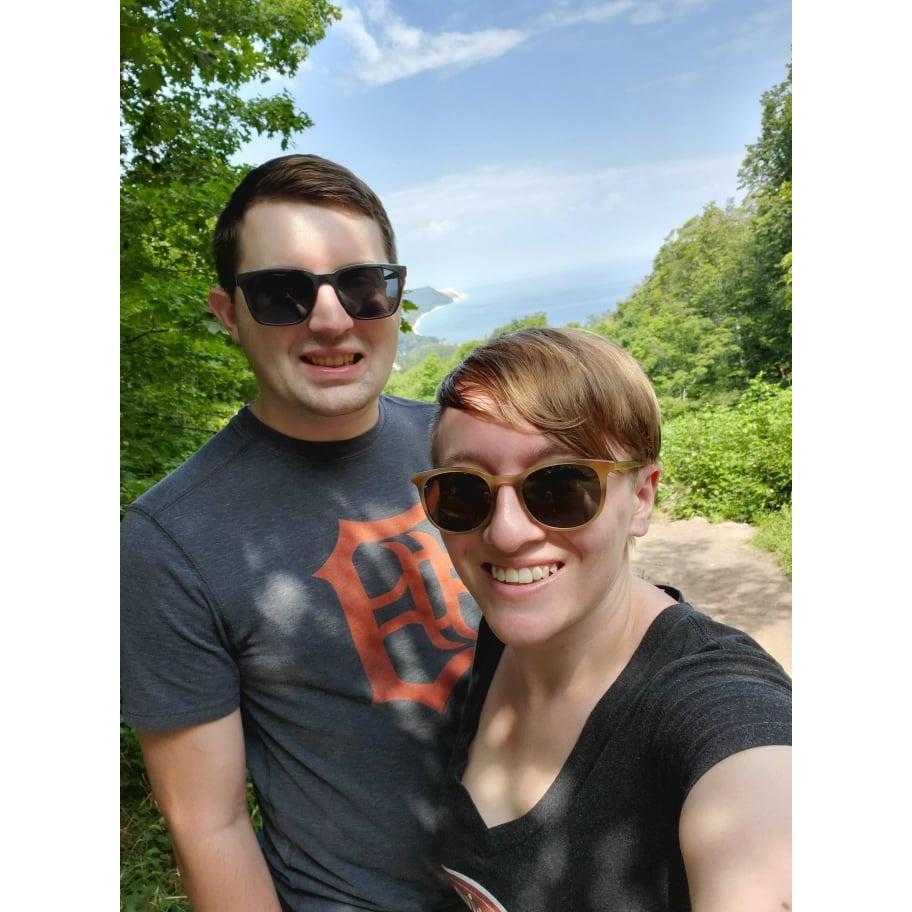 2020: Hiking while on vacation in northern Michigan