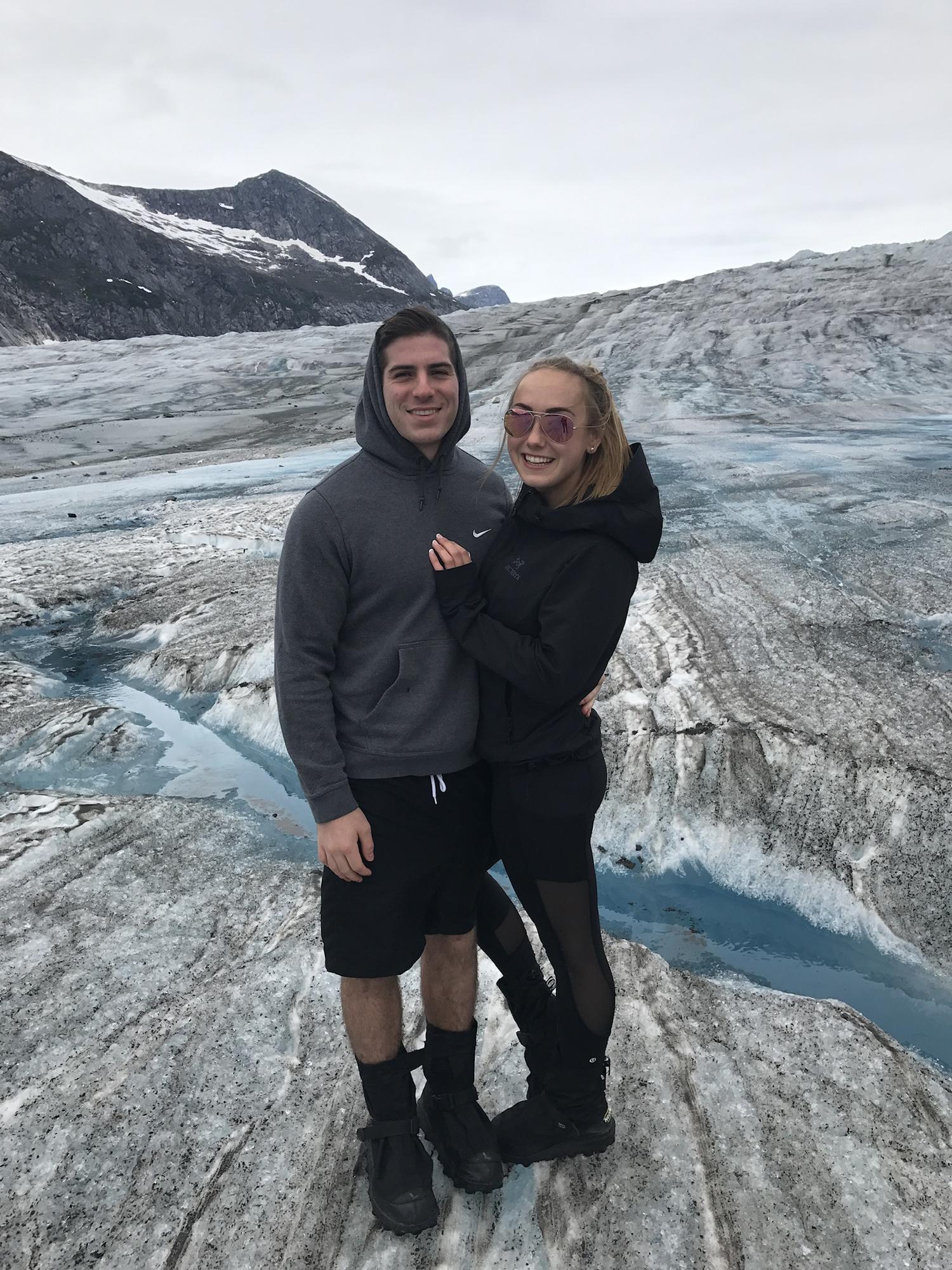 Ryans first time to Alaska & first time seeing a glacier