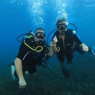 We also did scuba a few times together!