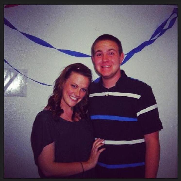 Sometime in April 2010. Our very first picture together!