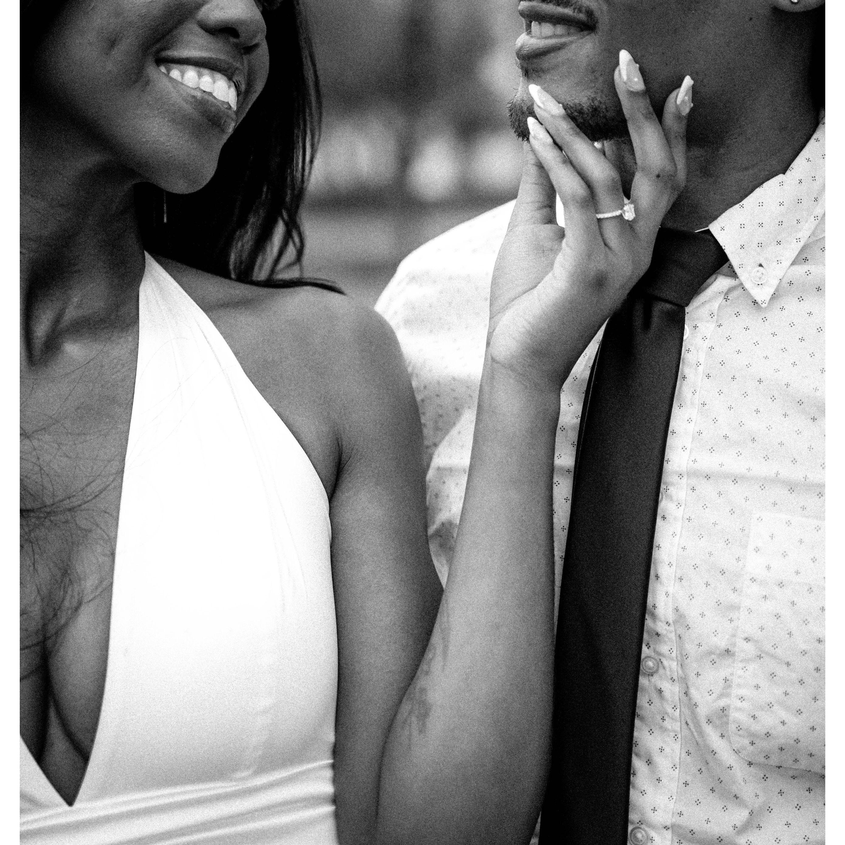 One of our engagement pictures.
