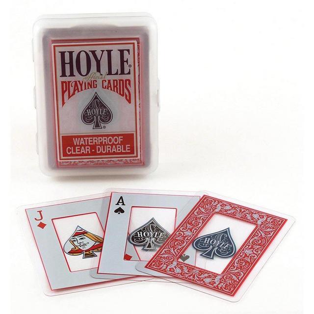 Hoyle Waterproof Clear Playing Cards