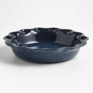 Le Creuset Heritage 9" Nuit Ceramic Pie Dish