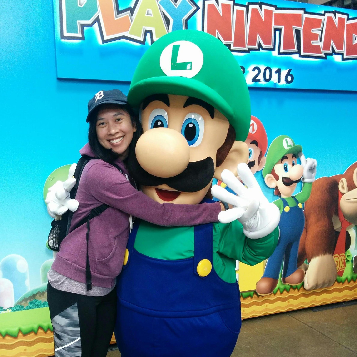 Joy with some guy. Craig wasn't even jealous...