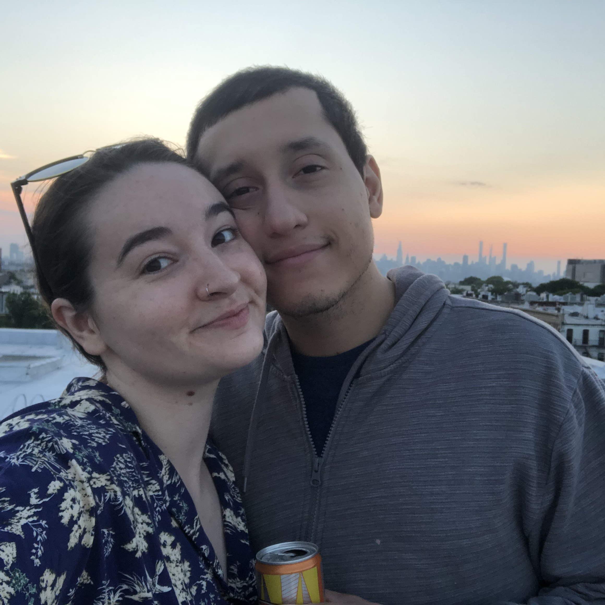Fourth of July on our rooftop, 7/4/2020