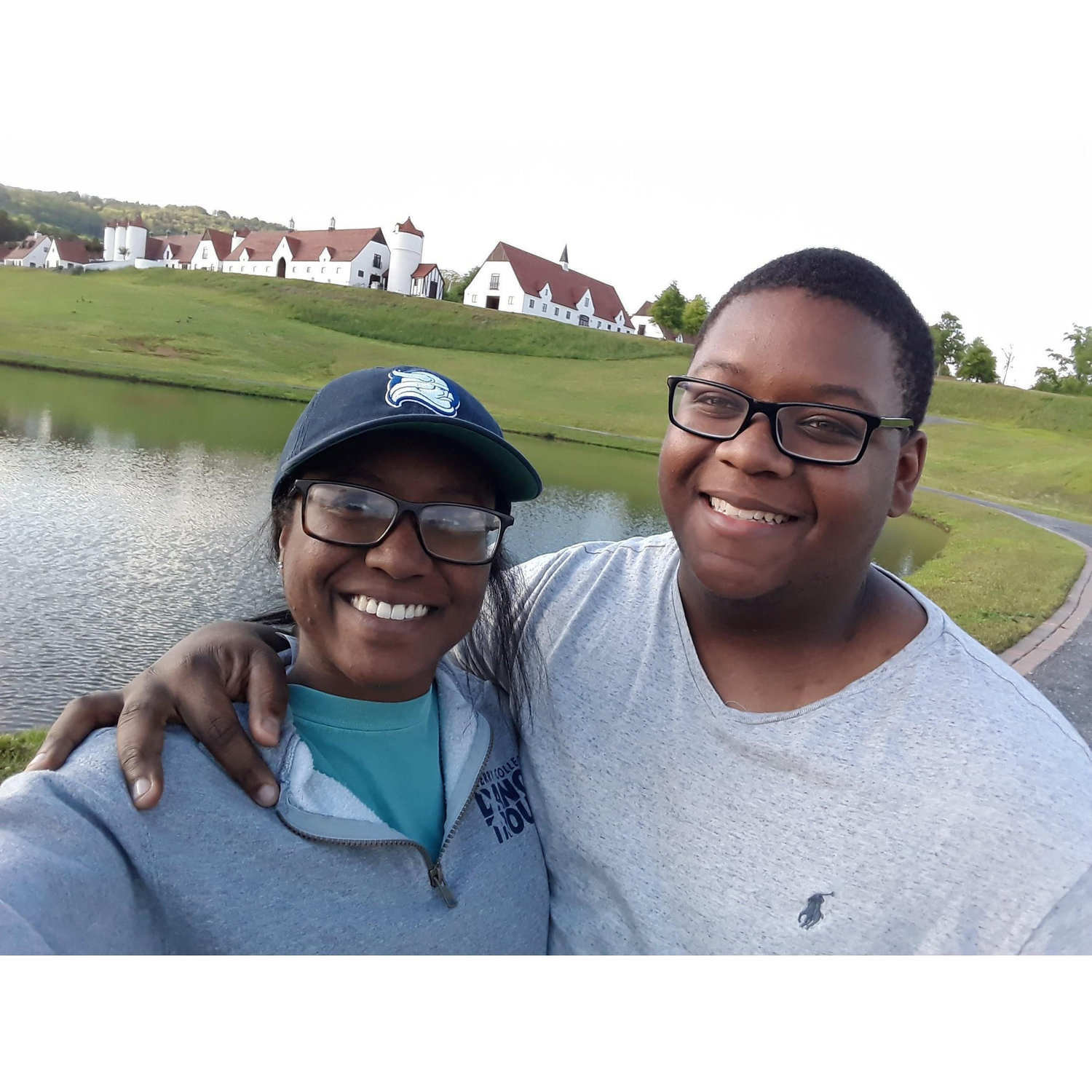 Our first fishing trip on Mountain Campus!