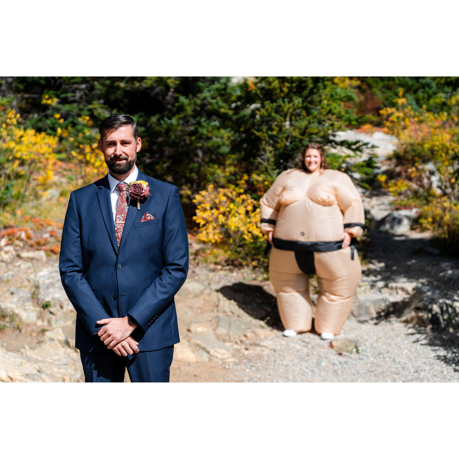 Meaghan suprised Craig with an extra special "first look"