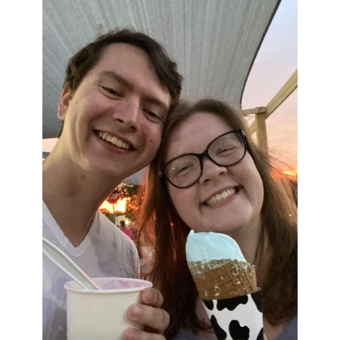 Our favorite ice cream place in Winchester: Moo-Thru!