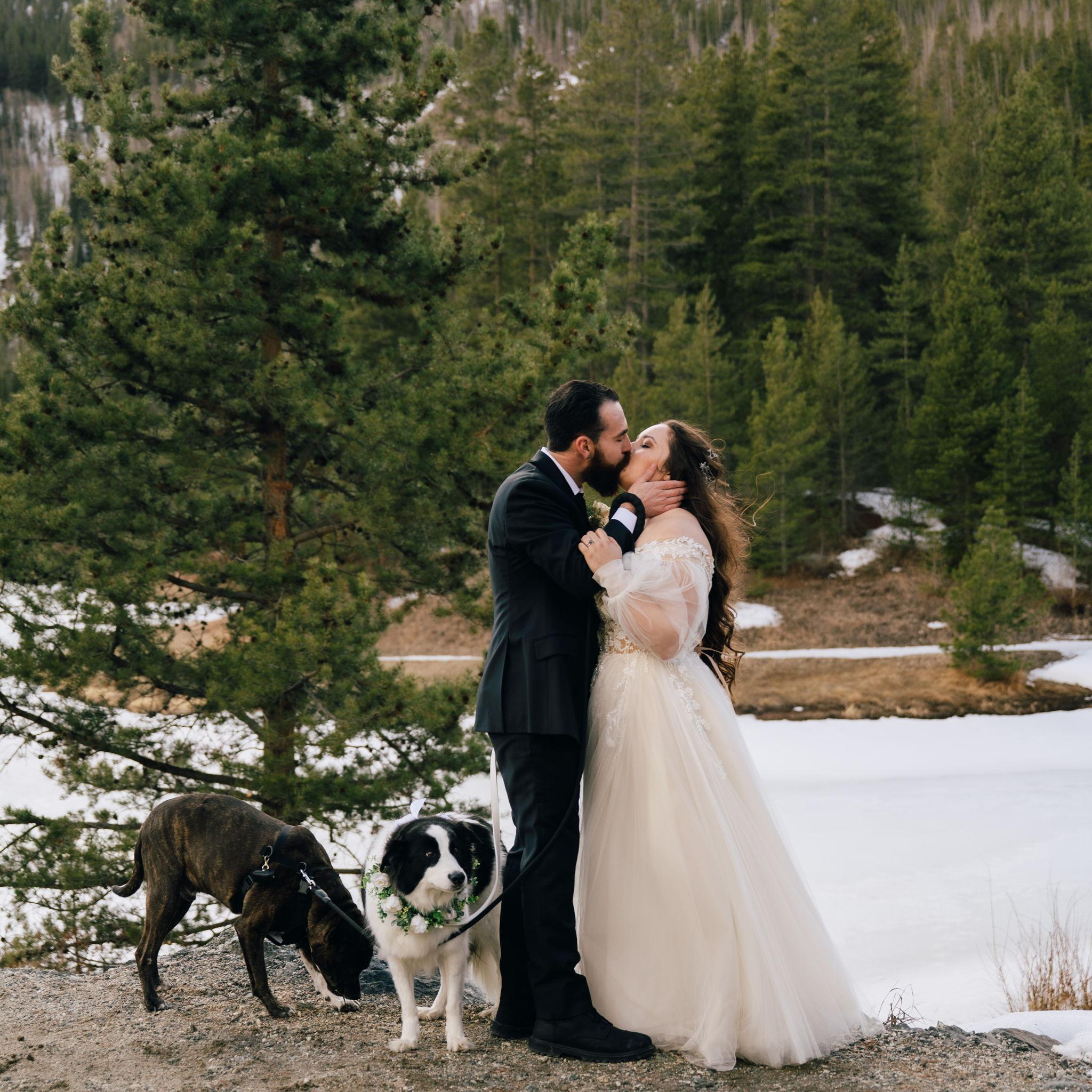 First Kiss as Husband and Wife