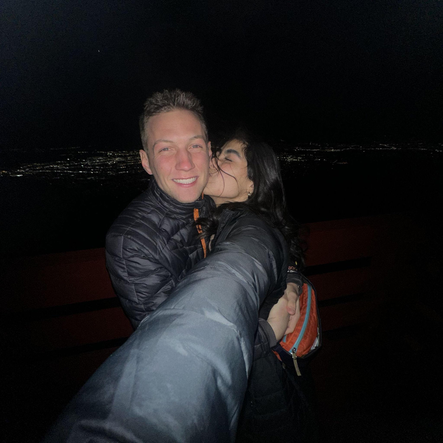 Freezing night on Sandia Crest