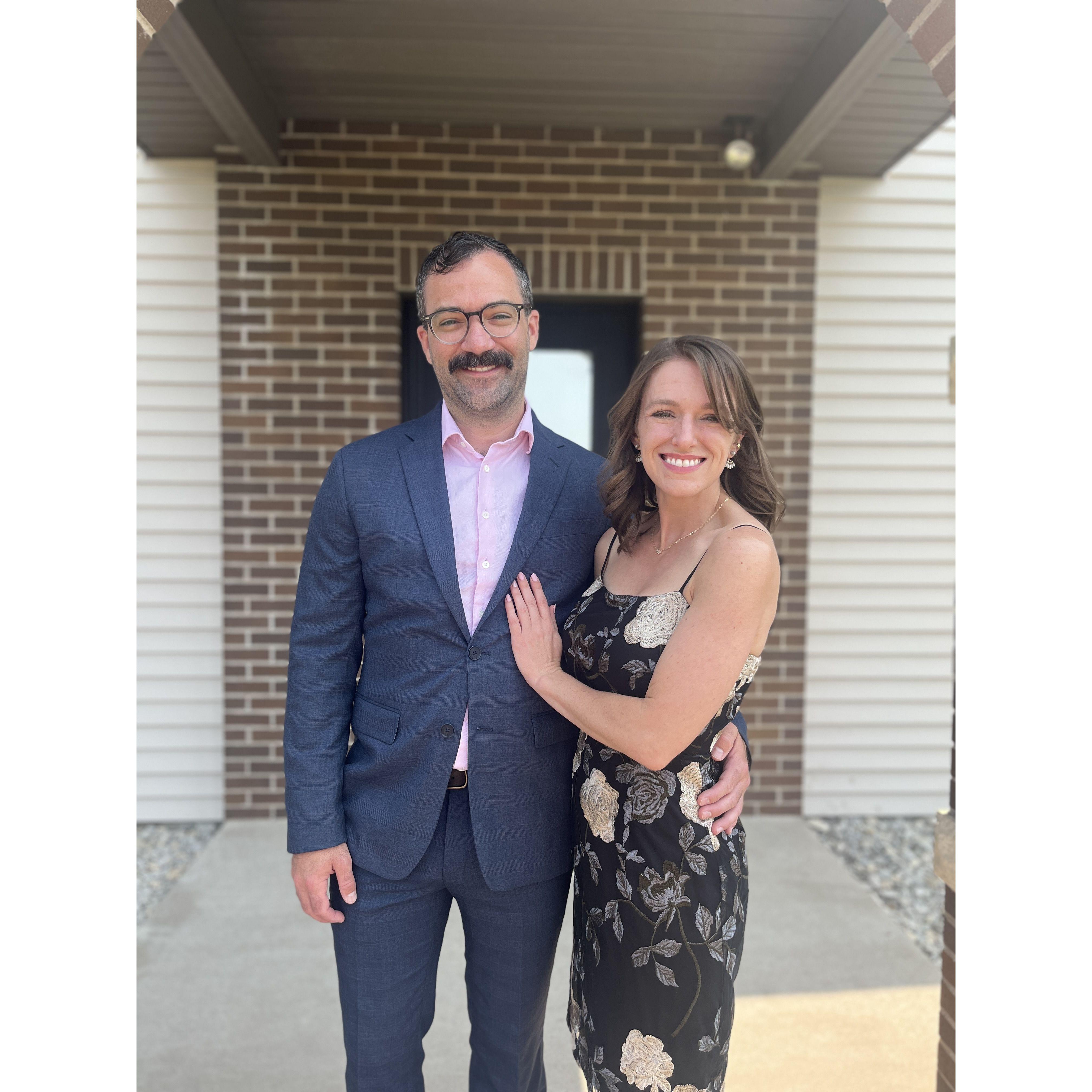 First public photo of us as a couple. Yet for some reason, our relationship status was unclear :)