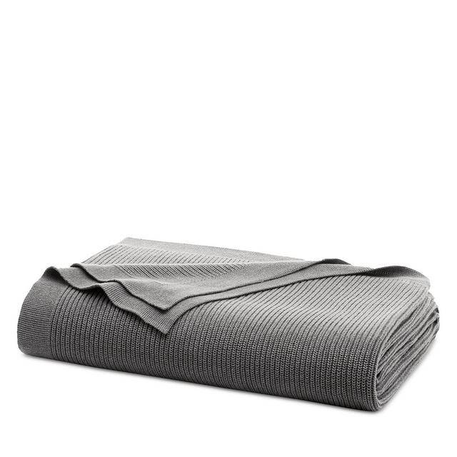 Boll & Branch Ribbed Knit Throw Blanket, 50" x 70"