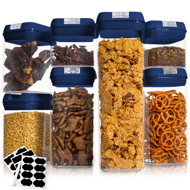 Cheer Collection Airtight Food Storage Containers, Set of 7