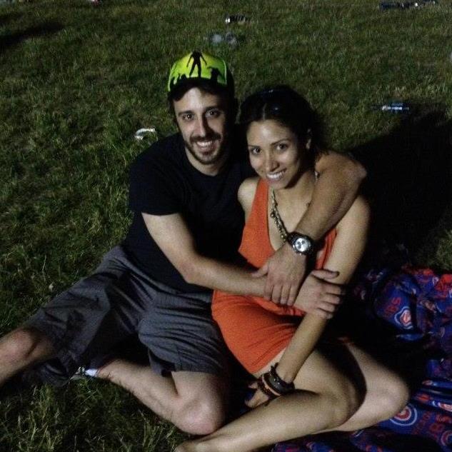 Kelly and Tim at Pearl Jam, Alpine Valley