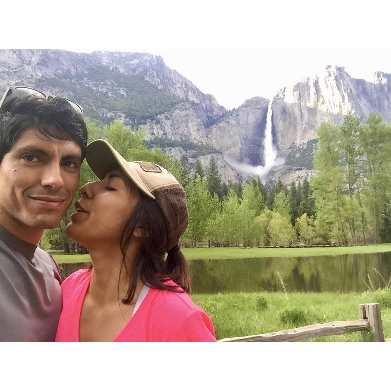 First trip to Yosemite together... it's like a painting