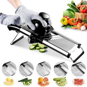 Mandoline Food Slicer, Adjustable Mandoline Slicer for Kitchen, Stainless Steel