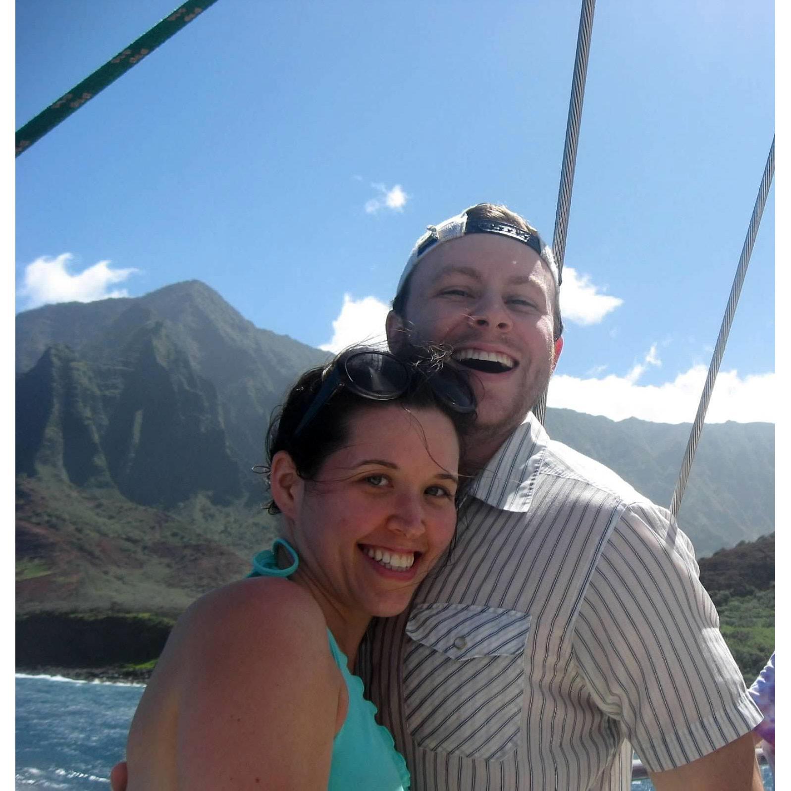 Our big trip to Kauai for a wedding. March 2014