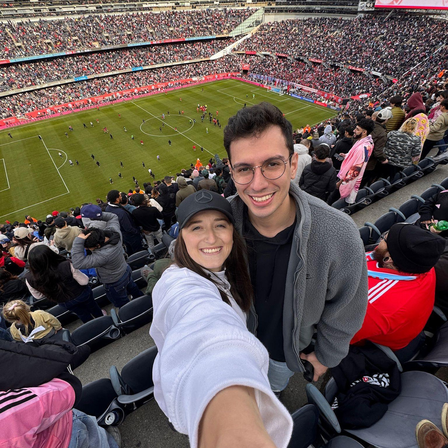 Chicago Fire vs Inter Miami - Kaleigh unintentionally fulfilling one of George's lifelong dreams of watching Lionel Messi play live.