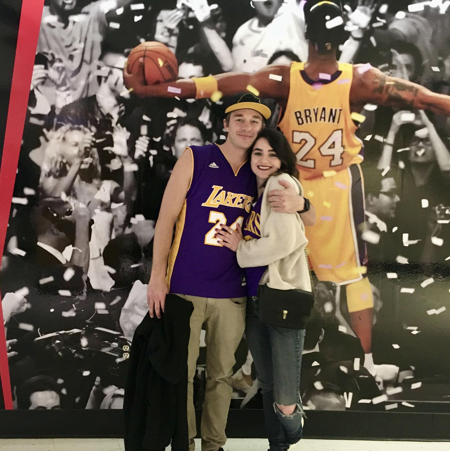 Our first Lakers game