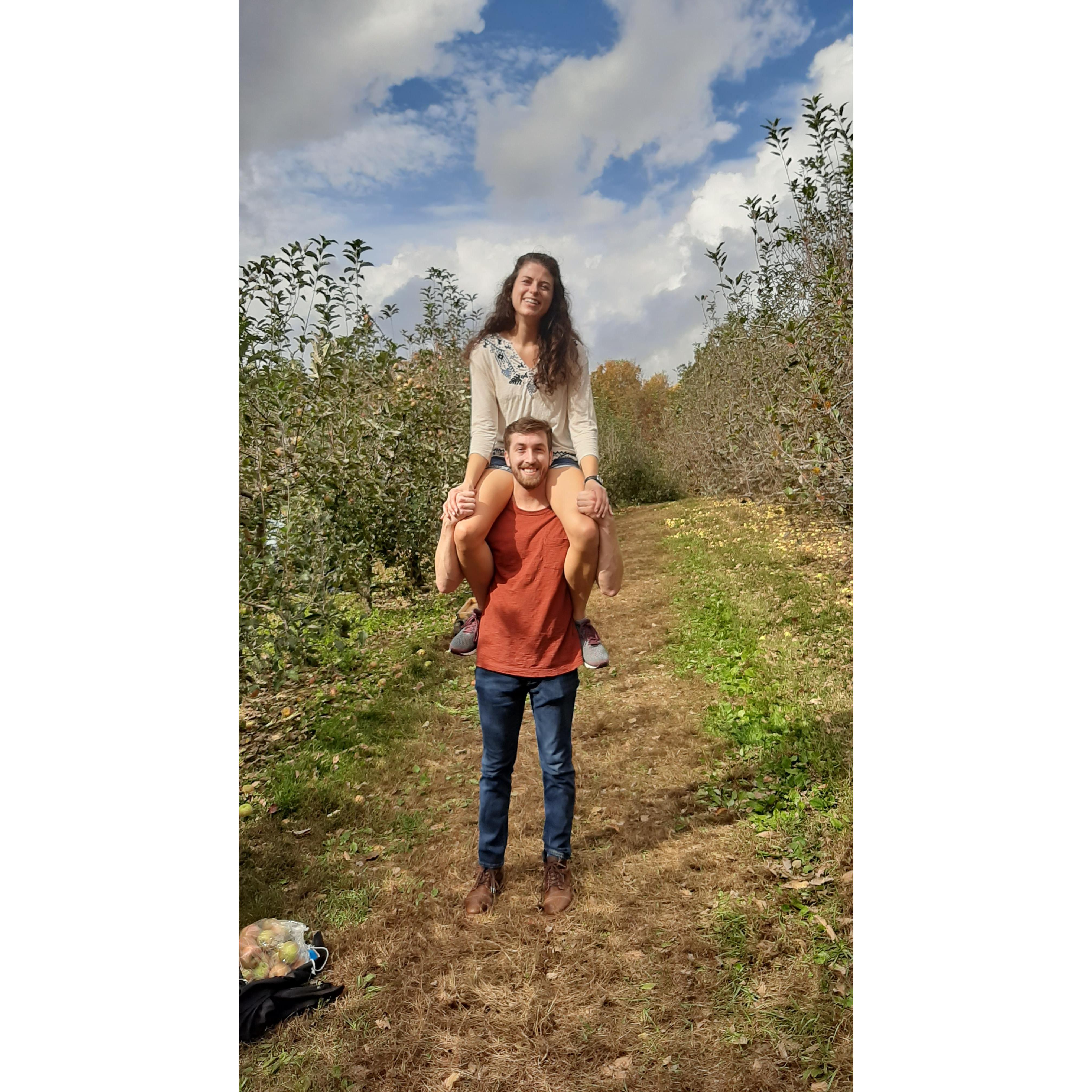 This was our first official picture together as a couple. We had been dating for 2 months at this point.