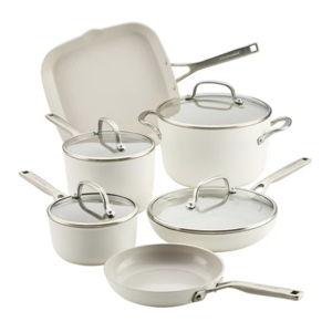 KitchenAid 10-Piece Hard-Anodized Ceramic Induction Cookware Set