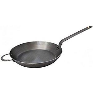 Mauviel Made In France M'steel Black Steel Frying Pan, 11-Inch