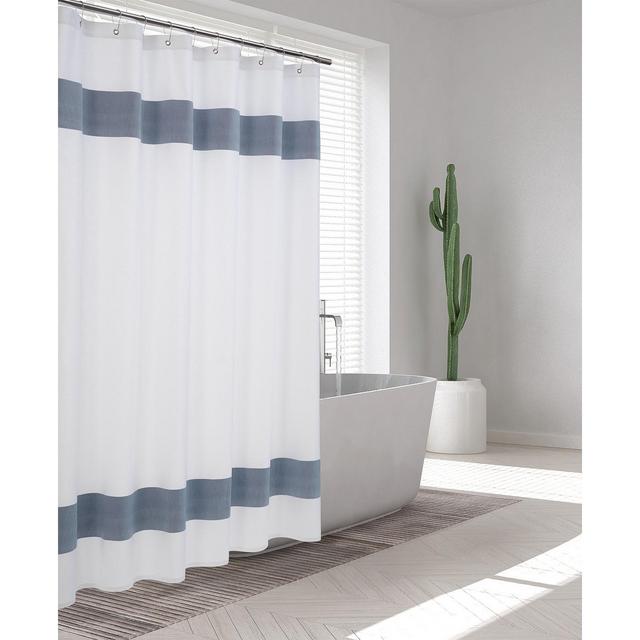 Enchante Home Unique Turkish Cotton Shower Curtain