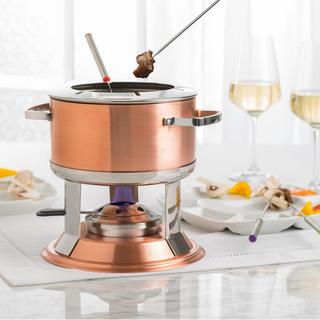 Lumina Copper Fondue Set