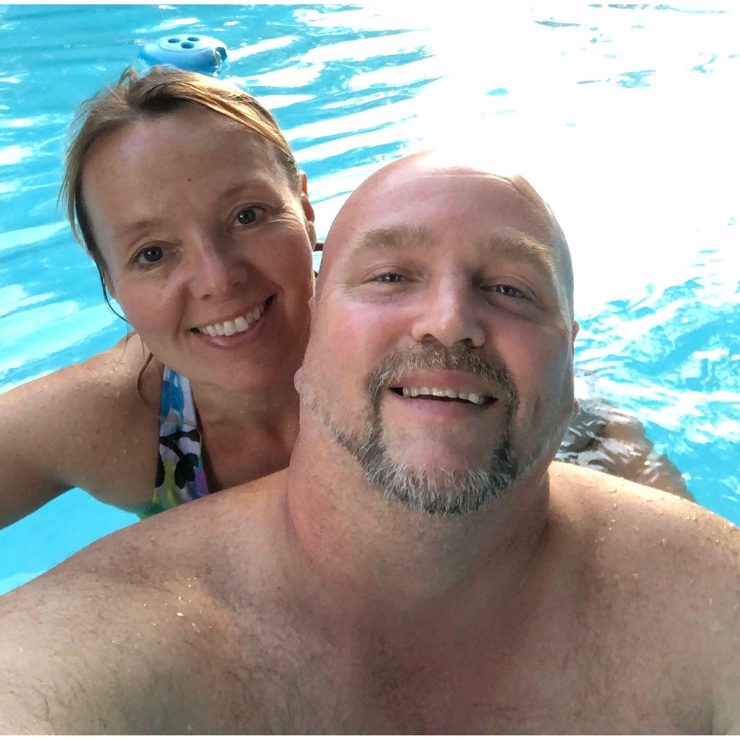 Yusuf's pool.  We have always been blessed with the best neighbors!