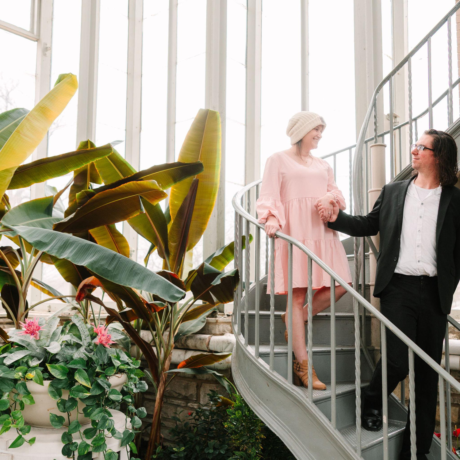 Thank you to our wonderful photographer, a close friend, Lauren Schlesselman of Lauren Nicole Imagery for capturing our engagement pictures at the Jewel Box and The Muny in Forest Park!