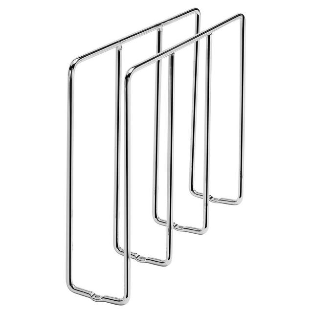 Rev-A-Shelf U-Shaped Wire Tray Divider Bakeware Cookie Sheet Organizer for Wall or Base Kitchen Cabinets for Face Opening of 3.25" Chrome, 596-10CR-52