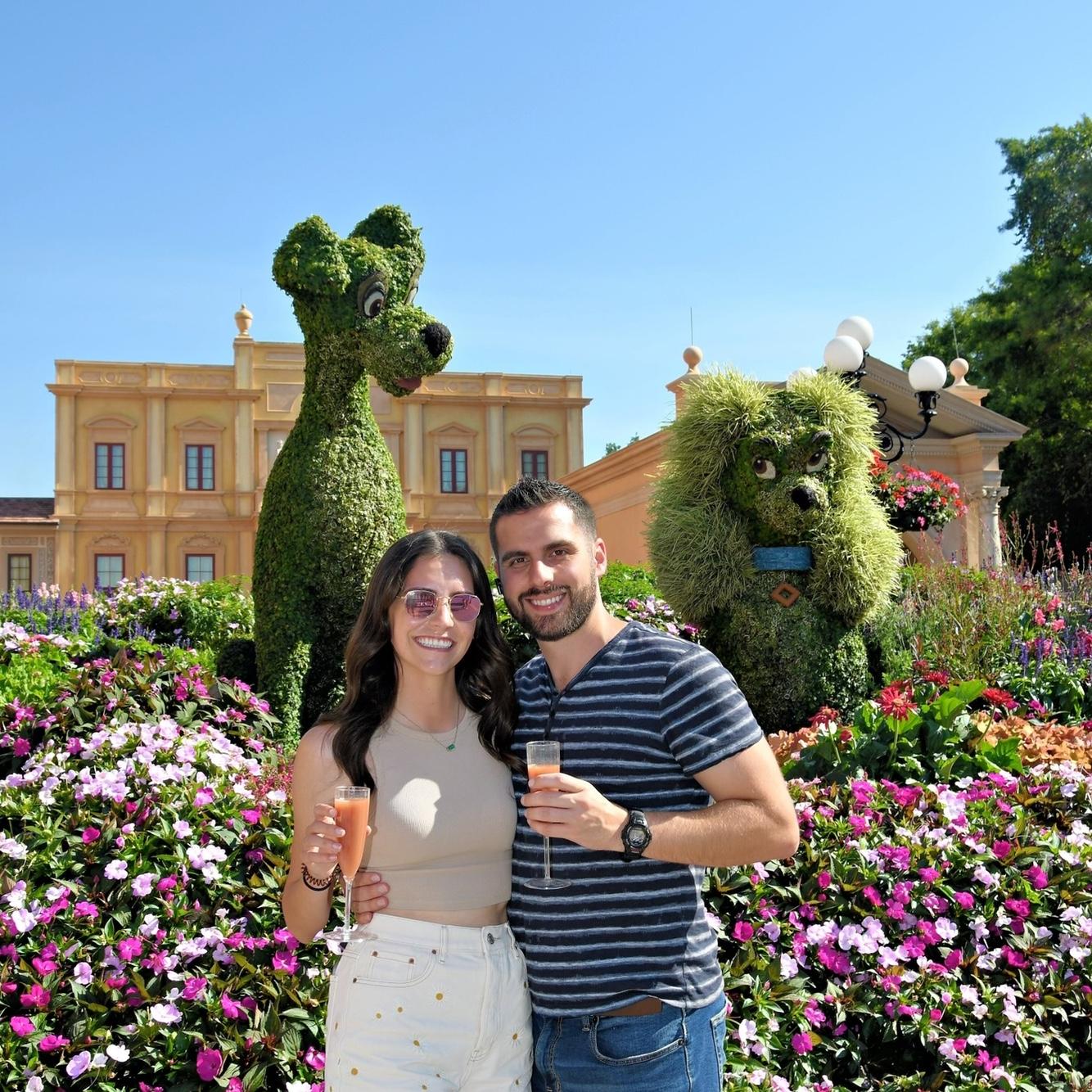 EPCOT - a frequently visited location between Maggie & Louie