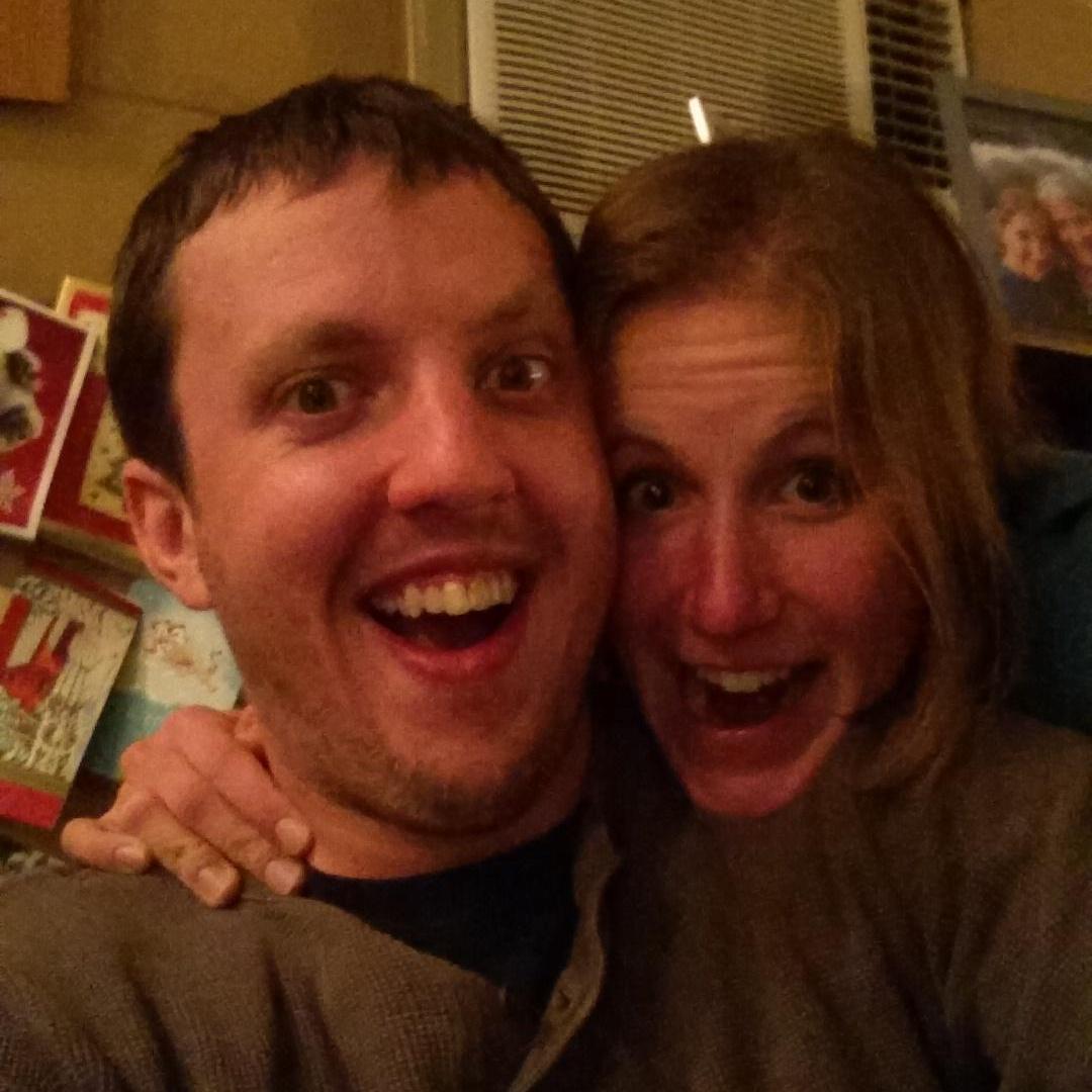 Our jolly, golly Christmas faces!