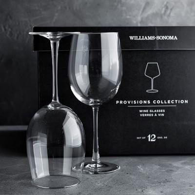 Provisions Stemmed Wine Glasses, Set of 12