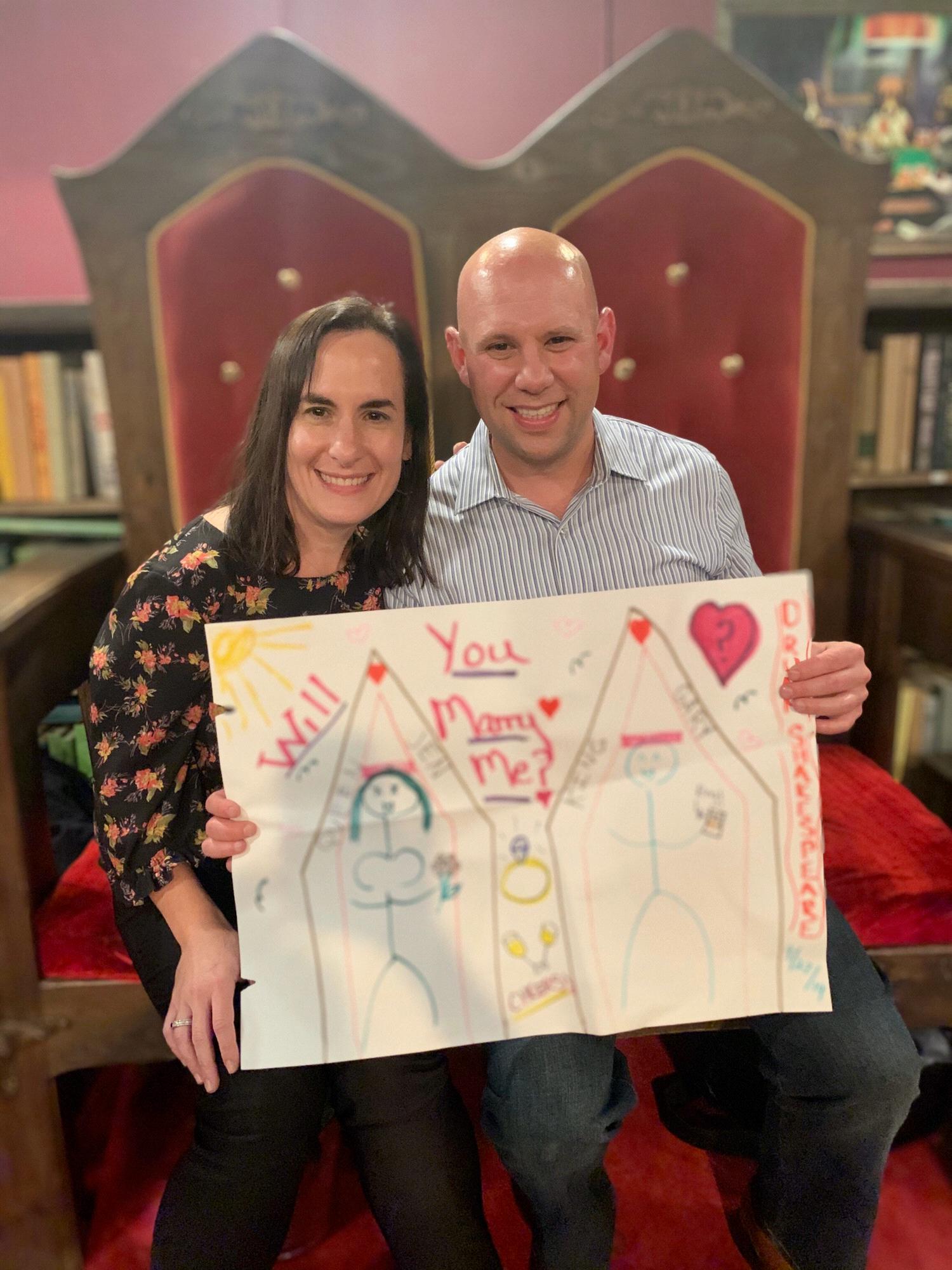 She said yes!