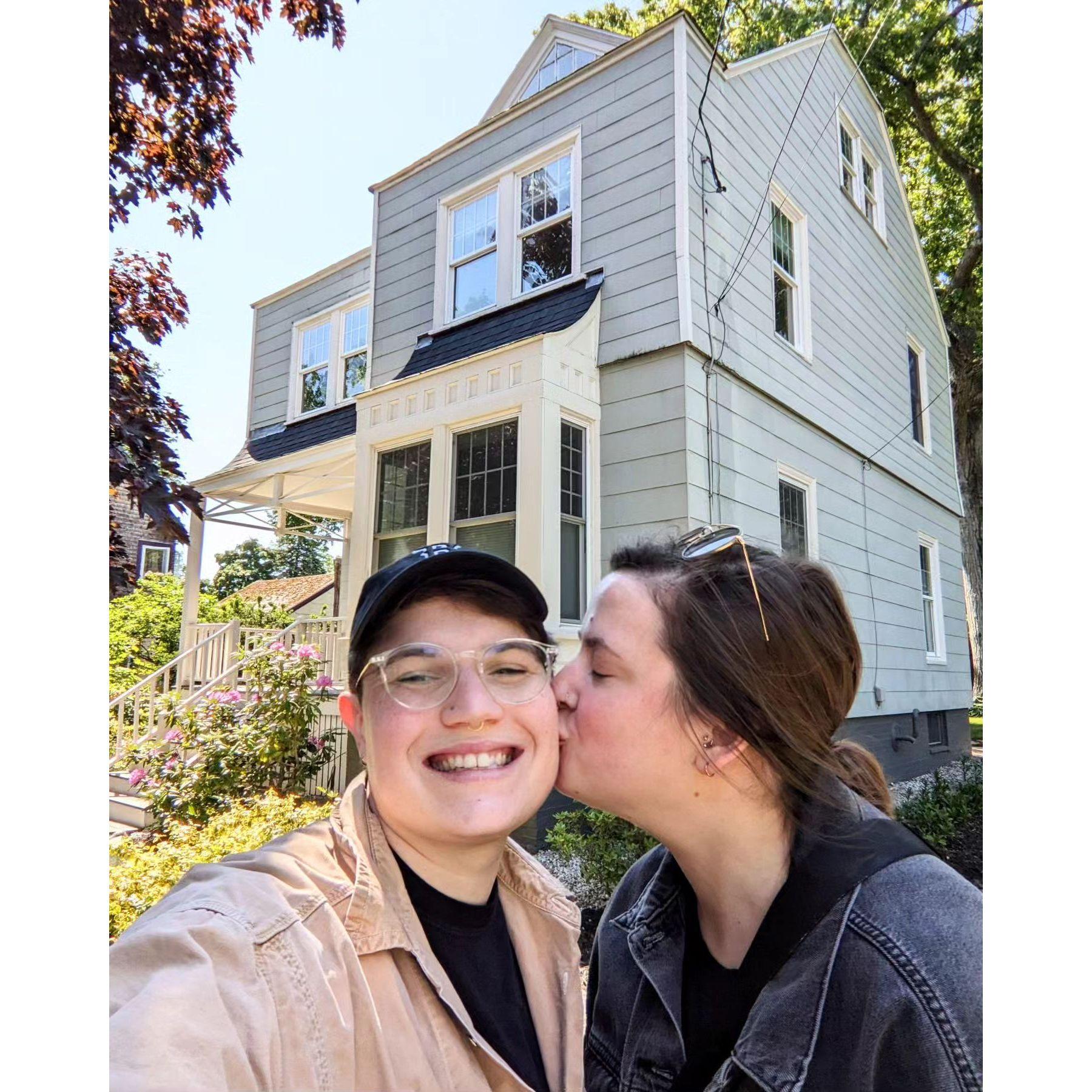We bought a house in Portland Maine!
