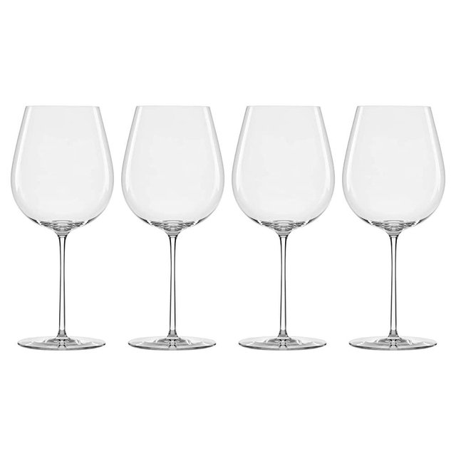 Lenox Signature Series Warm-Region 4-Piece Wine Glasses, 1.76, Clear