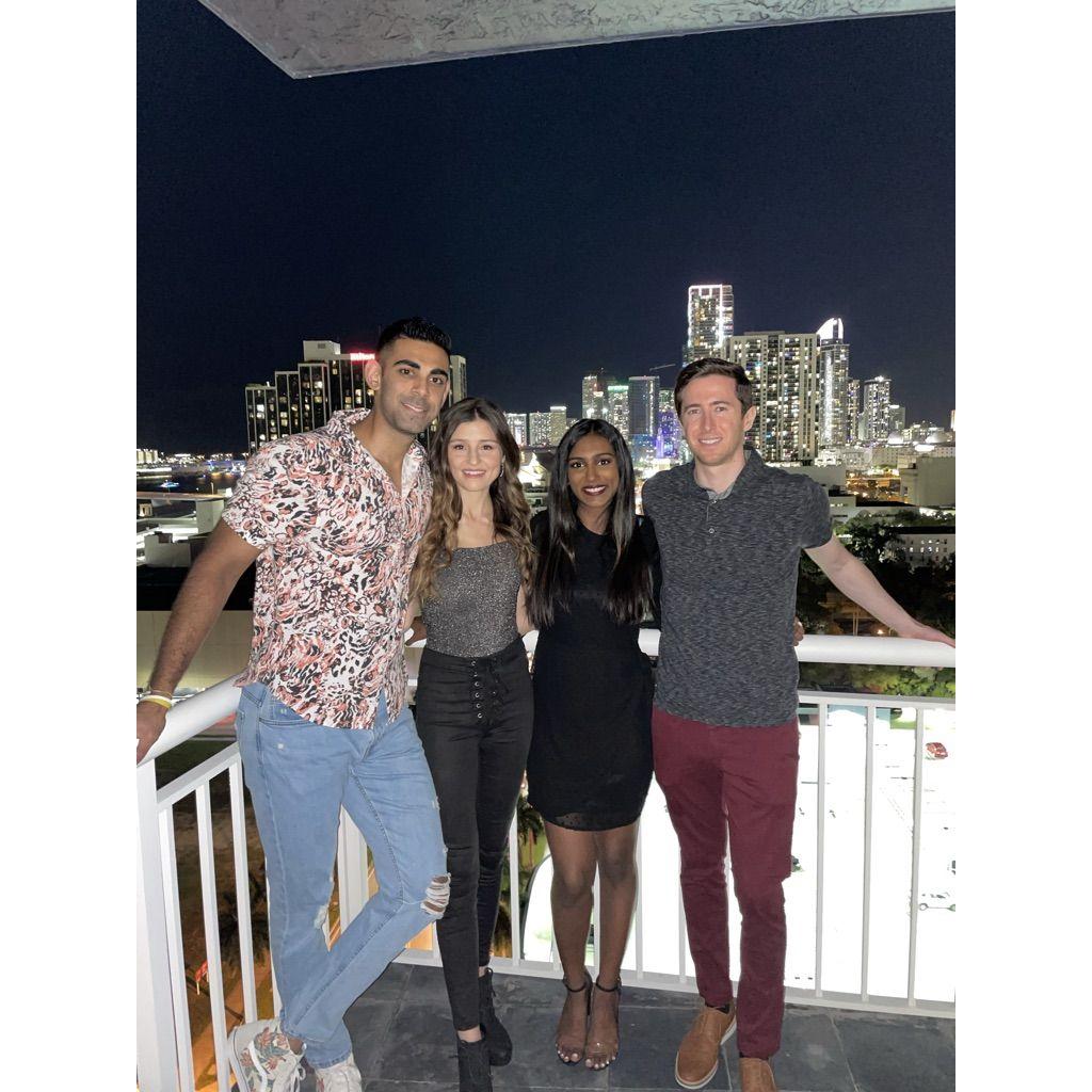 New Year's Eve in Miami with our friends!