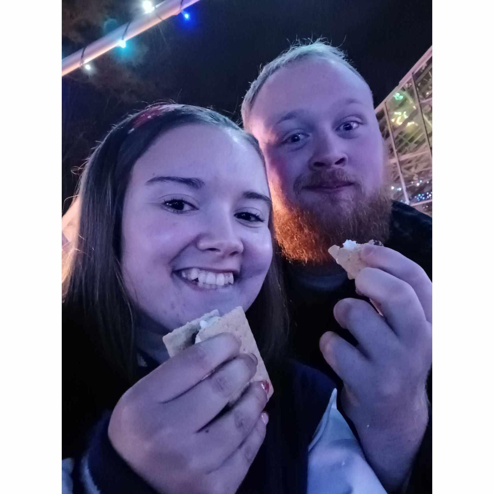 Minutes before he proposed