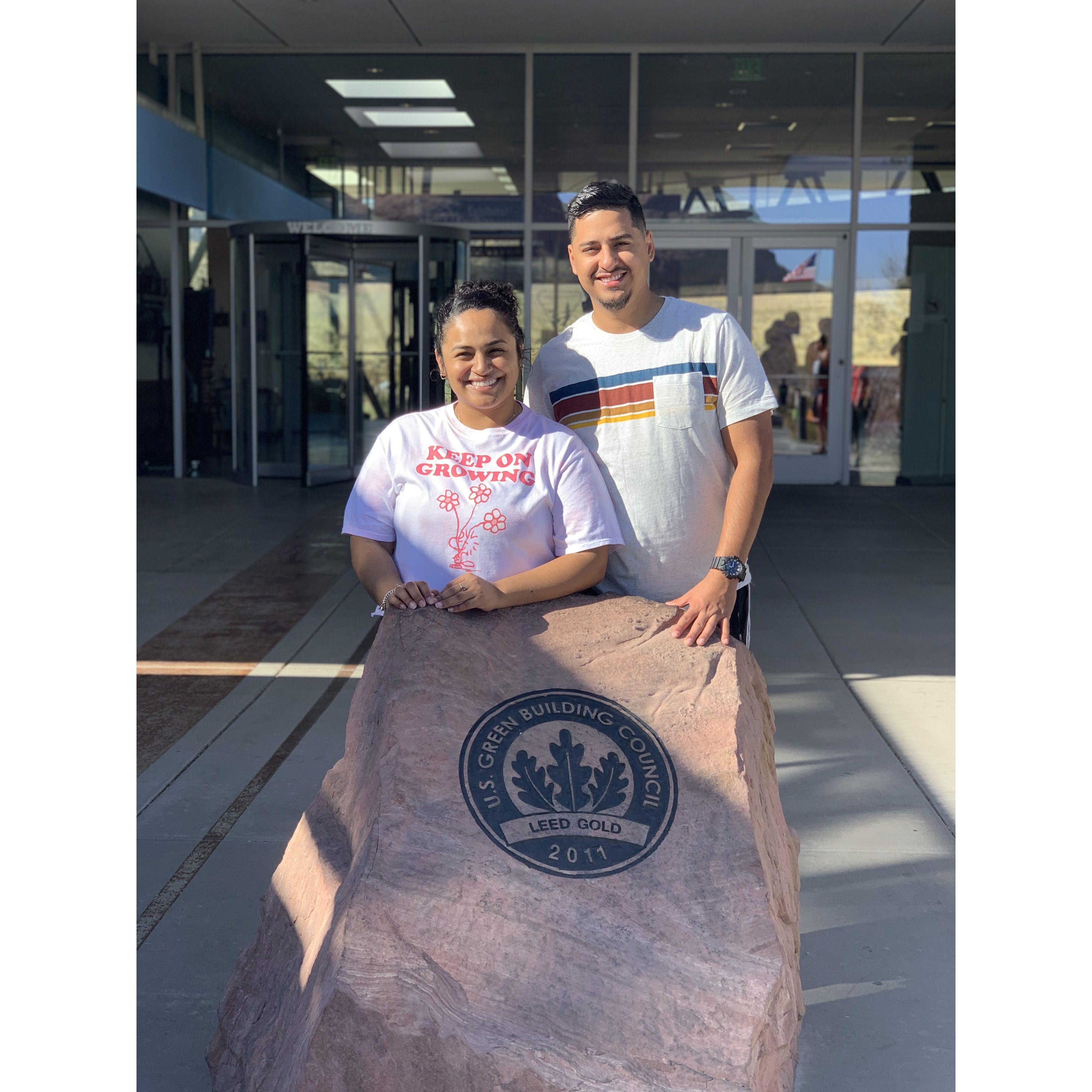 One of the first trips we took as a couple to Nevada.