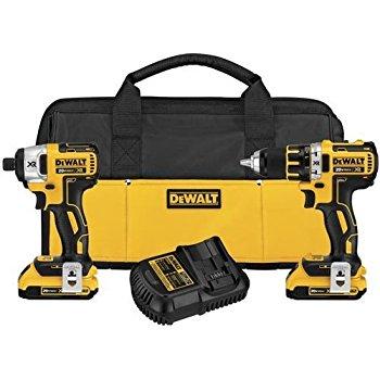 DEWALT DCK240C2 20v Lithium Drill Driver/Impact Combo Kit (1.3Ah)