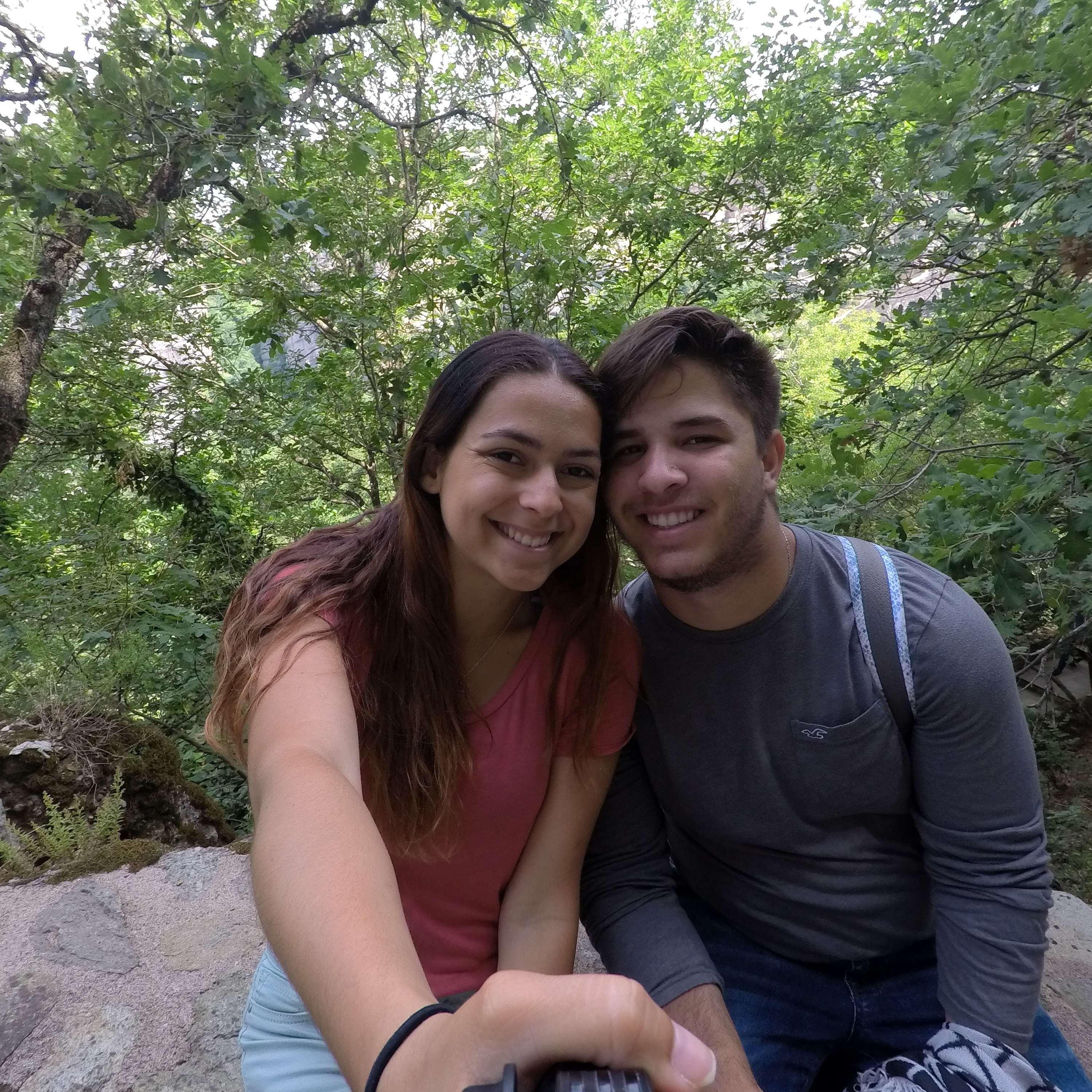 Our first international trip together. 