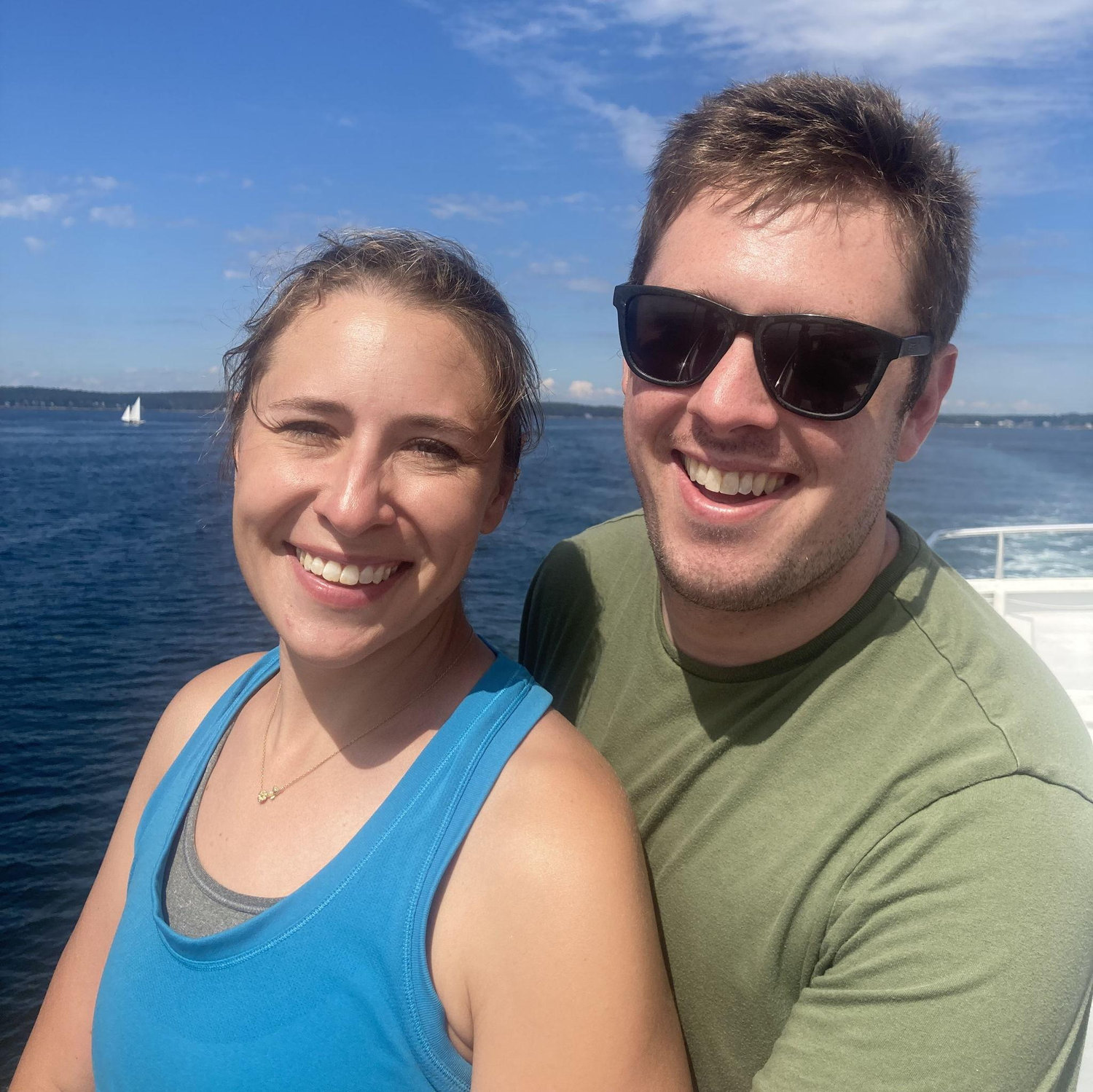 At sea in Maine